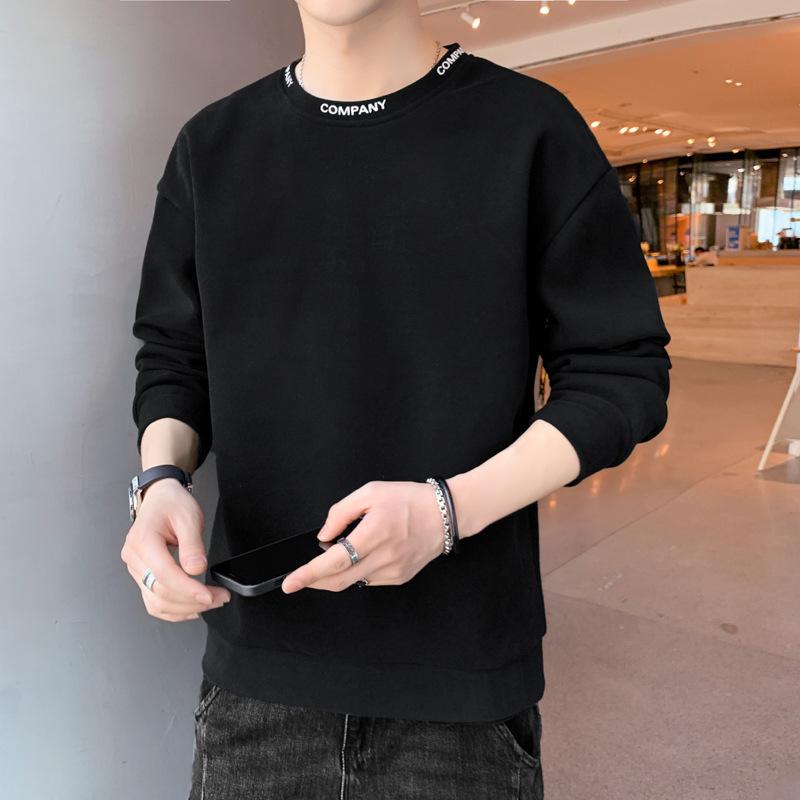 Warm Foundation In Autumn and Winter, Simple Wind Fleece Sweater, Young Men's Matching Top