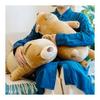 Ribuhaato Body Pillow Premium Nemunemu Animals Bear Maron L Size (Total Length Approx. 70cm) Fluffy Chewy Stuffed Animal Pillow Gift 48907-30