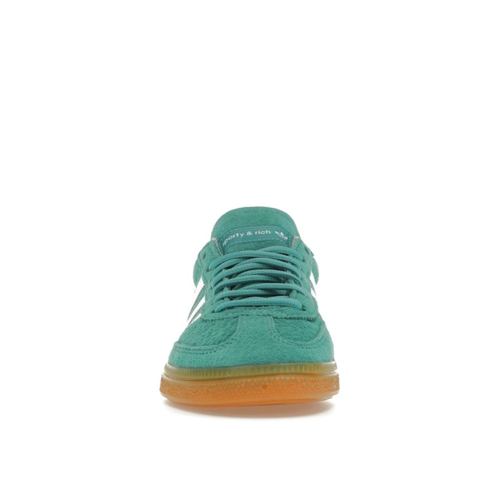 Mens Sporty & Rich X Adidas Handball Spezial Green Gum Men Sneakers Core-White IH2148