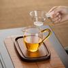 Multi-purpose Thickened Glass Fair Cup Transparent High Temperature Resistant Tea Cup with Handle Large Tea Dispenser Office