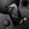 Lion eye pattern glass phone case for iPhone 17 16 15 14 13 12 11pro plus max shockproof and anti drop back cover