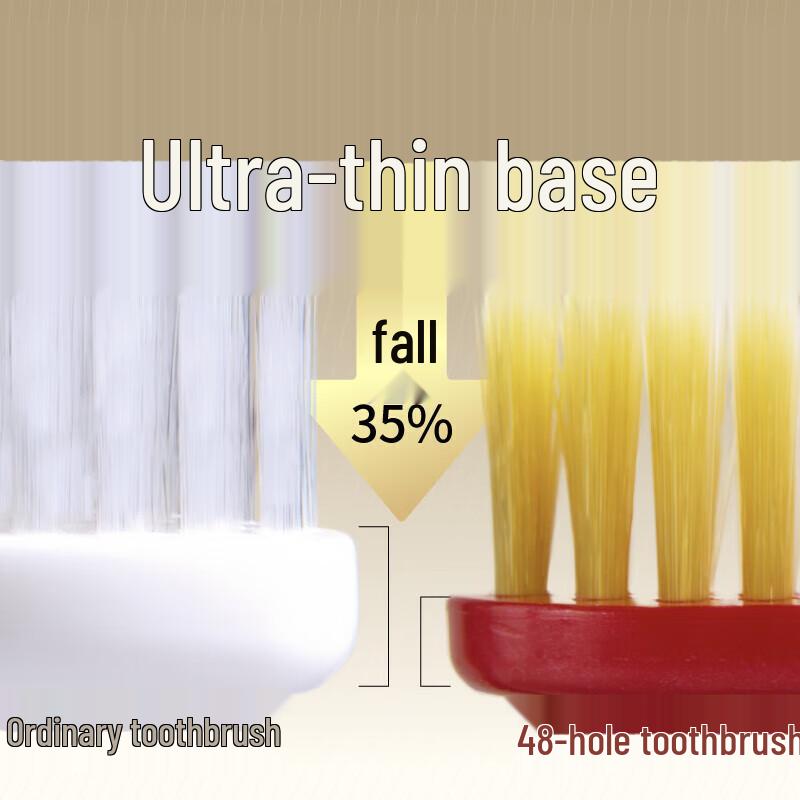 Ebisu 6-Row Manual Toothbrush, 4-Count