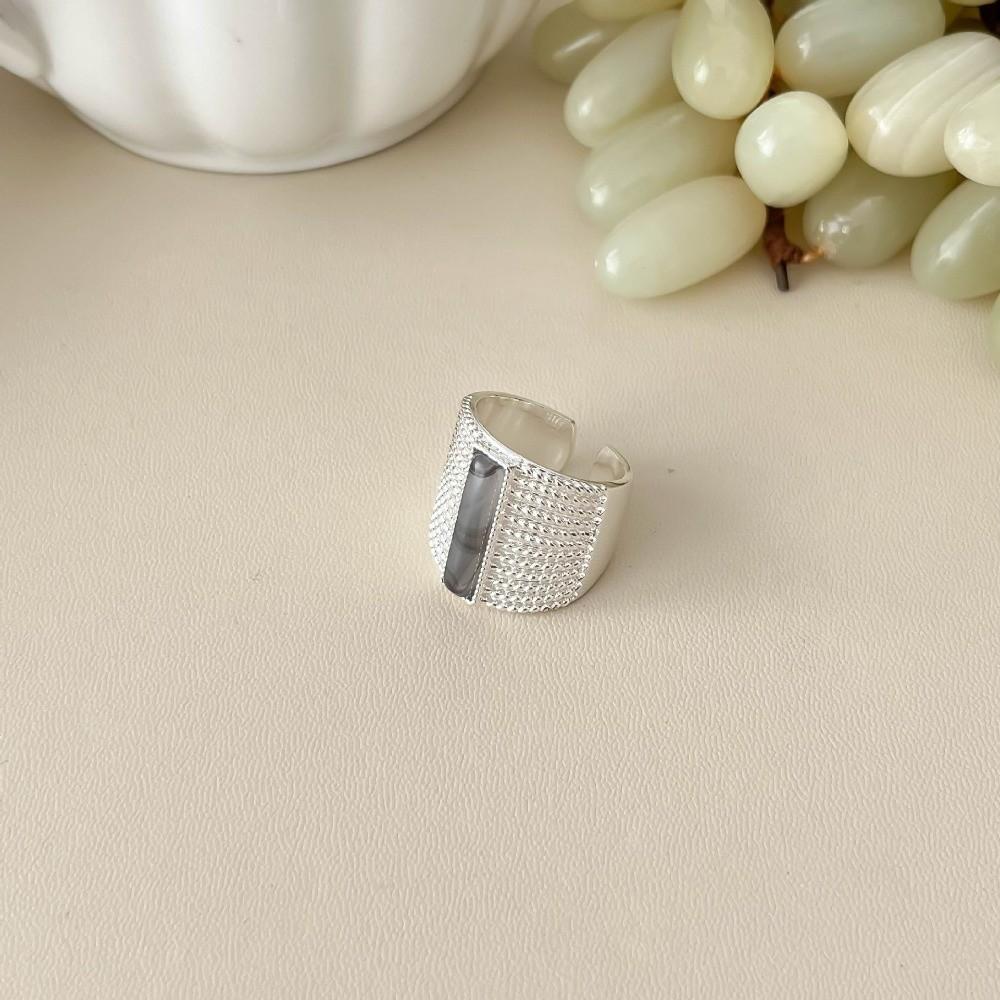 Creative Amber Open Finger Rings Natural Opening Rings Fashion Finger Rings  Women