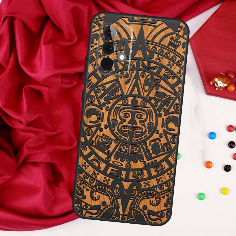 

Mayan Calendar Wood Pattern For Samsung Galaxy A55 A53 A33 A13 A35 A15 A36 A56 A26 A16 A22 A32 A52 A54 A34 A06 A05 Case Samsung A24 4G