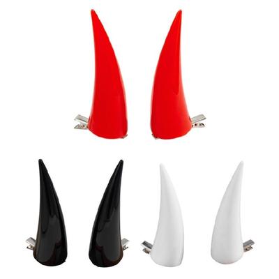 Power Hair Clip Anime Hairpin Punk Halloween Bunches Hair Clip Cosplay