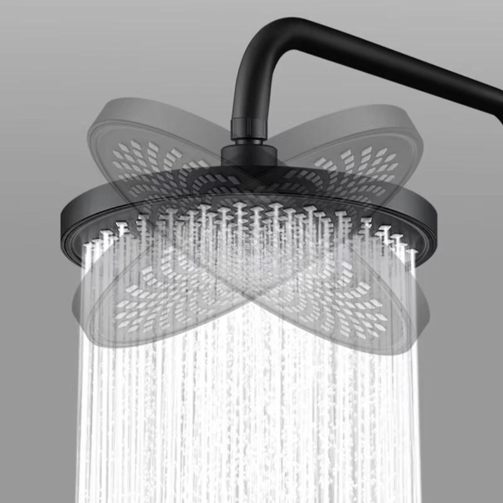 9-inch Large Pressurized Shower Head Internal Pressure Booster 360° Swivel Rain Shower Head Single Rain Fixed Big Panel Rainfall