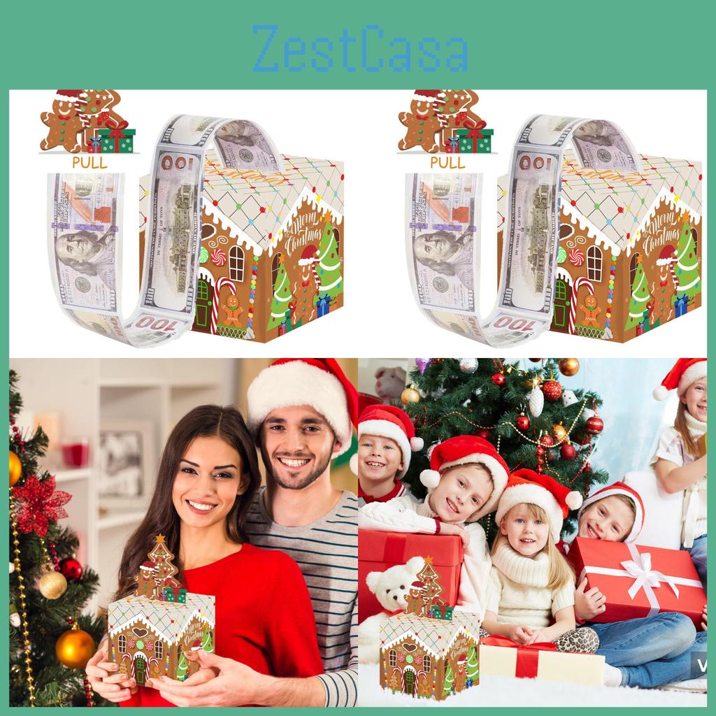 Holiday Gingerbread Man Money Storage Box With Christmas Party Atmosphere