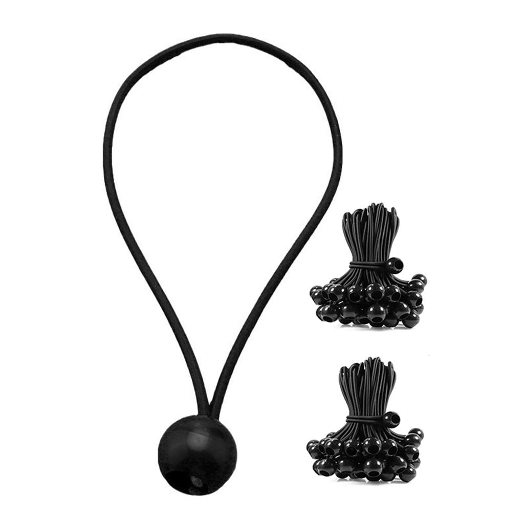 Tent Fixed Storage Tie Down Elastic Cord Night Reflective Ball Stretch Reflective Stretch Rope for Storage Fixing Accessories