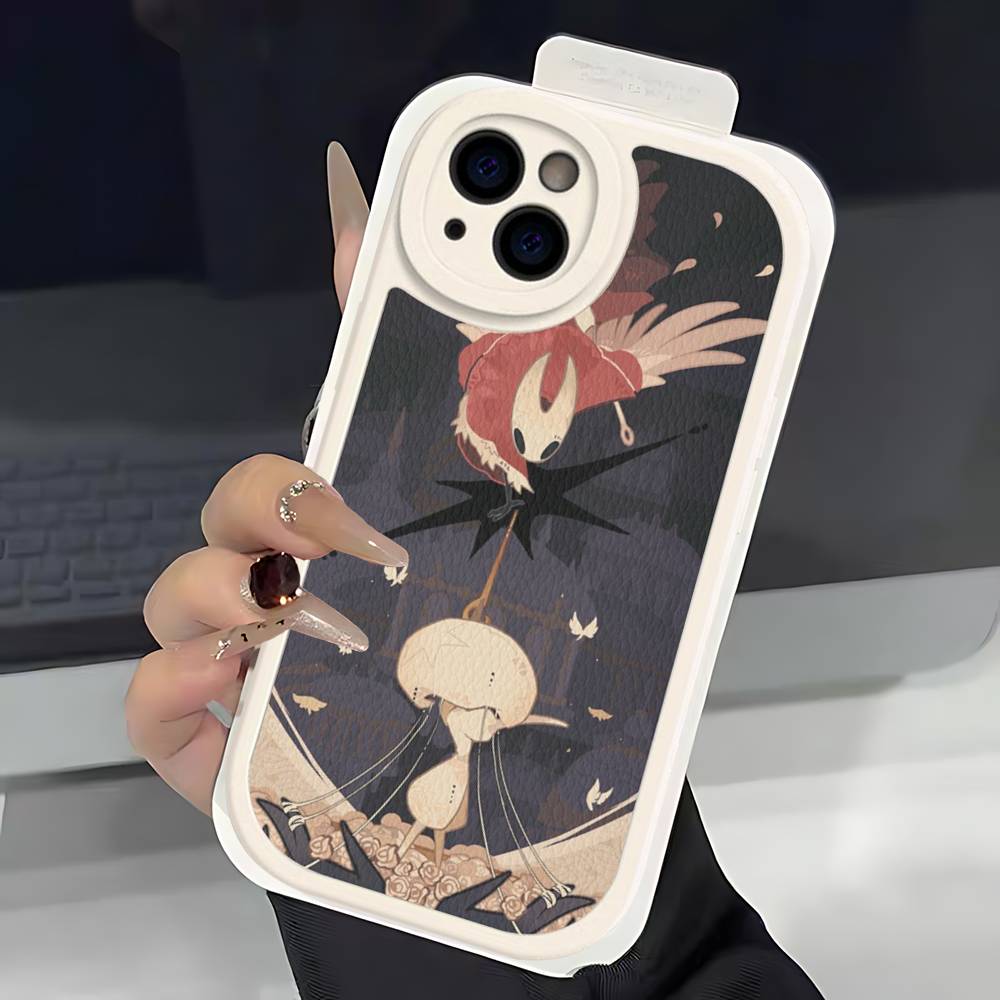 Game H-Hollow K-Knight S-Silksong Phone Case For IPhone 11 12 13 14 15 16 Pro Max Plus Leather Cover