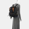 [Pre-Owned] The Rucksack Series Nylon And Leather Backpack Large - Very Good #1DN2X7S