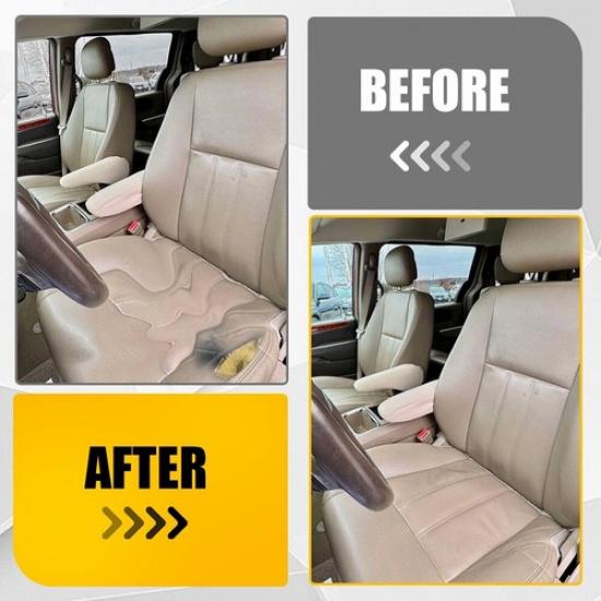 Driver Side Bottom Seat Cover Tan Leather For 2011-2016 Chrysler Town & Country