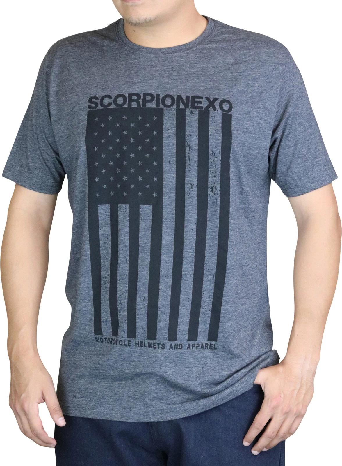Scorpion Americana T-Shirt Motorcycle ATV/UTV Street Bike Dirt Bike Snowmobile S
