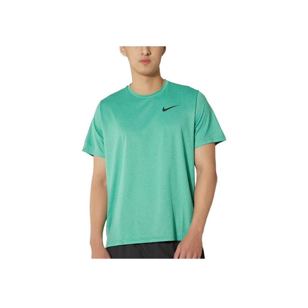 Nike Logo Sportlich Lässig Atmungsaktiv Kurzarm T-Shirt Herren Oberteile Aquagrün CZ1182-370