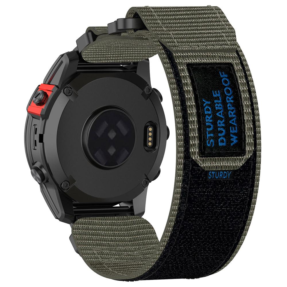 For Garmin Fenix 7X/7X Pro/Instinct 2X/Quickfit 26mm Nylon Sticker Wrist Strap