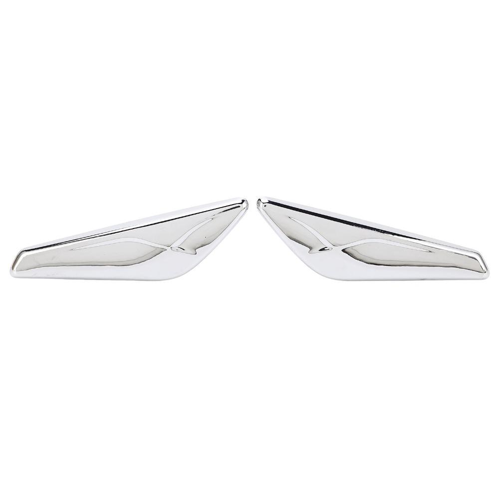 2PCS Left 51117338569, Right 51117338570 Side Wing Decor Strip for X3 F25 / X4 F26 2013‑2017