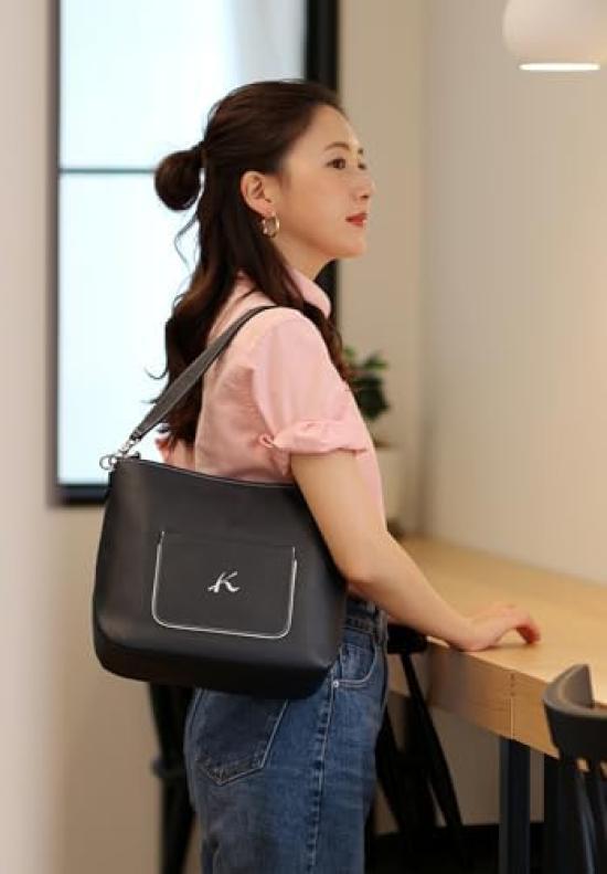 Kitamura 2-way Shoulder Bag Y-1150 Dark BlueWhite [Navy] 10901