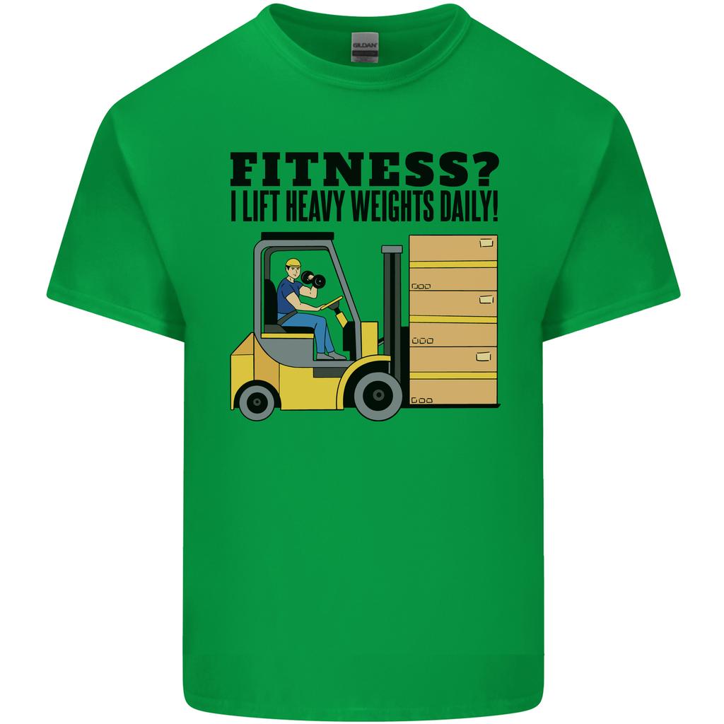 Forklift Driver I Lift Heavy Weights Funny Unisexs Light Cotton TShirt