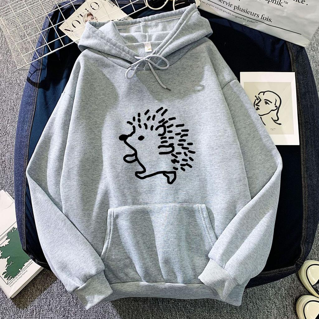 HedgehoginsHooded Sweatshirt for Men and Women, Couple Outfit, Autumn and Winter Korean Style, Trendy Loose Lazy Sweatshirt,