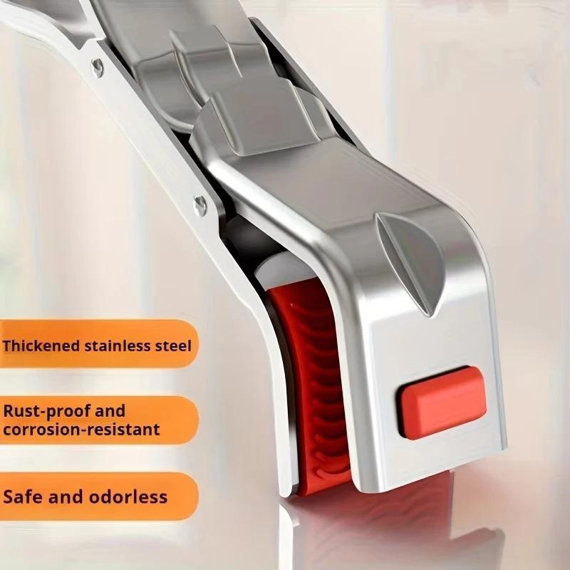 New Stainless Steel Anti-scalding Clip Hot Bowl Holder Dish Clamp Pot Pan Gripper Clip Air Fryer Dish Plate Retriever Tongs Kitchen Supplies