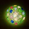 Handcrafted Mosaic Multicoloured Designer Glass Ceiling Light