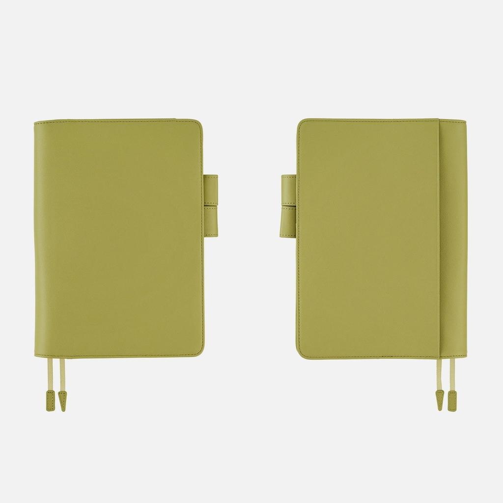 Cubierta Hobonichi Techo A5 Cuero Verde Salvia Planificador Japón