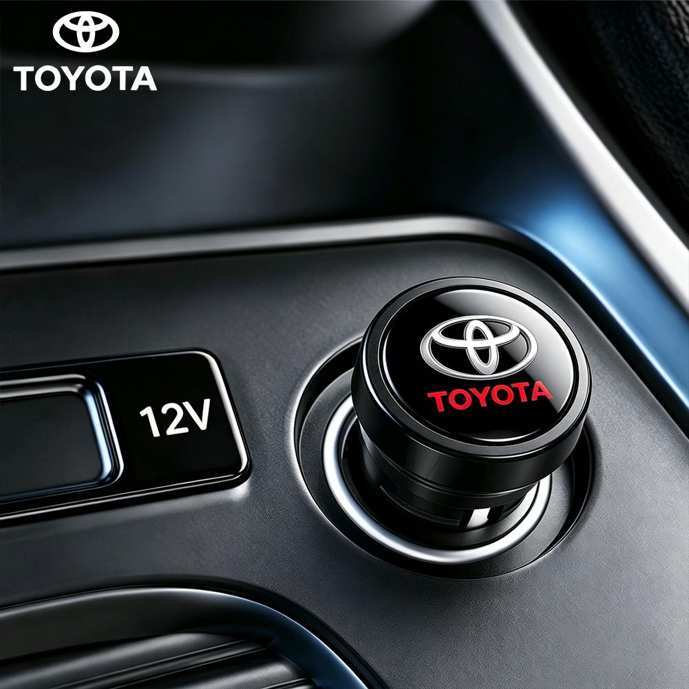 Car Cigarette Lighter Dust Proof Protect Cover Lighter Button For Toyota Hilux Corolla RAV4 Camry Highlander Yaris Cross Prado AM6