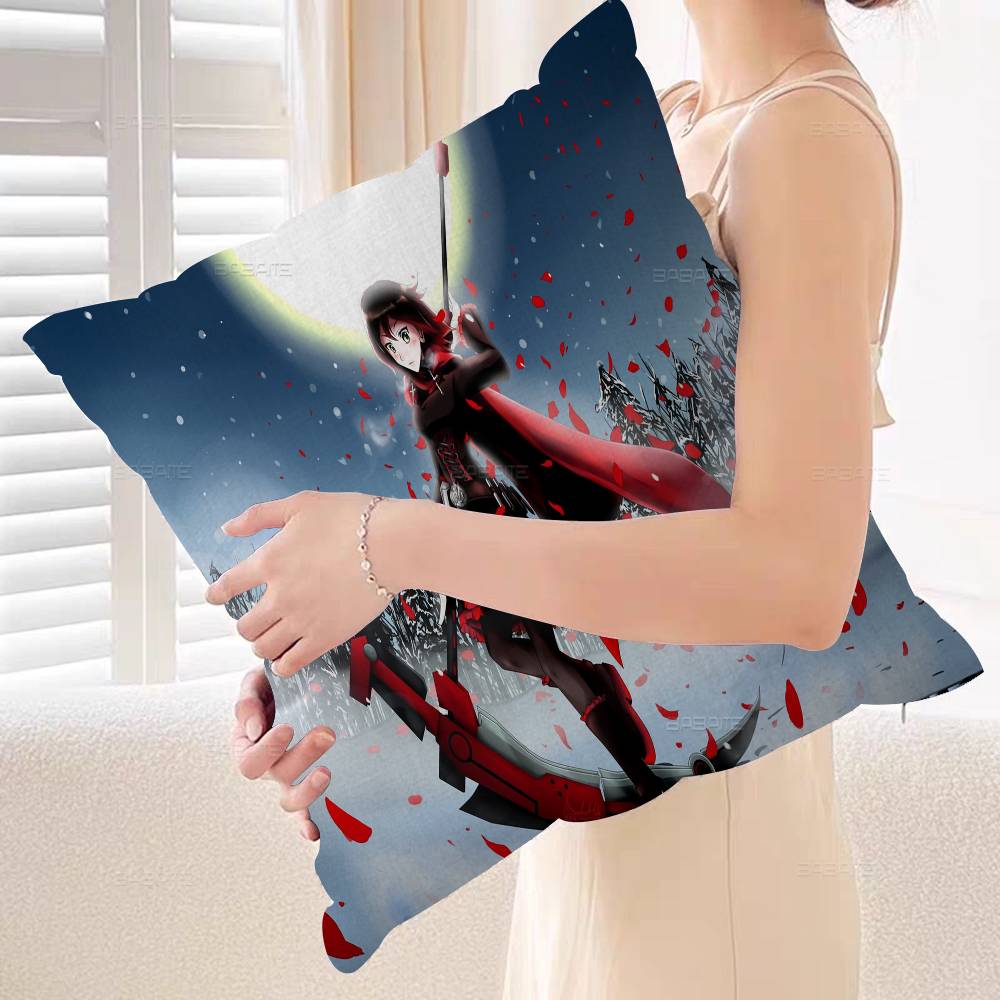 

Cartoon R-Rwby Stitch Lucky Dragon pillow cover sofa cushion cover home room decoration children gift 12x12Inch