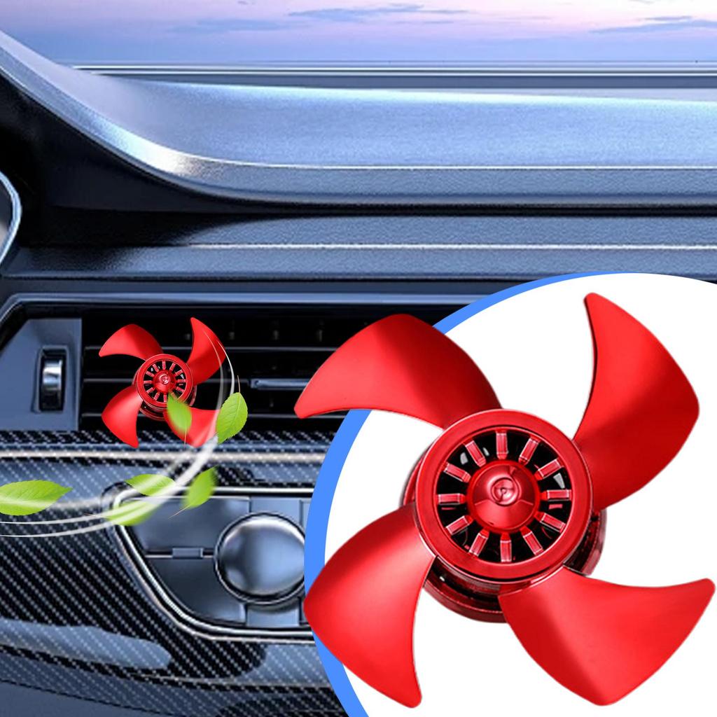 Long Lasting Quiet Fan Car Air Freshener Vent Clip Diffuser for Trucks Winter Christmas Birthdays Bedroom Office Living Room Spa