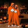 Couples Halloween Matching Flannel Jumpsuit Costume for Men and Women