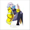 16CM Anime Cyberpunk Cosplay Acryl-Ständer Ornamente David Martinez Rebecca Figur Ständer Halloween Geschenke