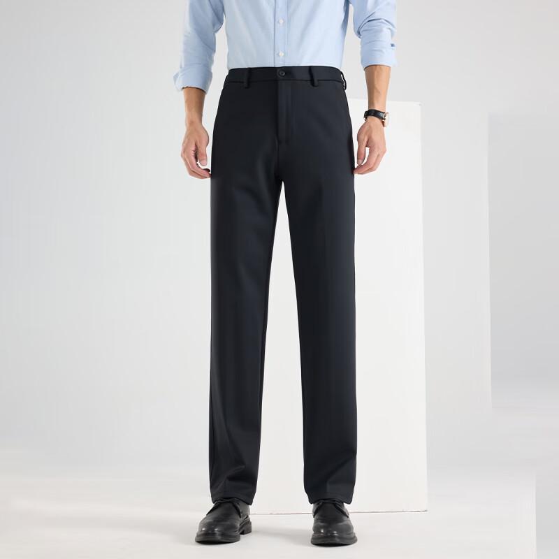 

Fengxun Men s Straight-Leg Business Casual Trousers 38