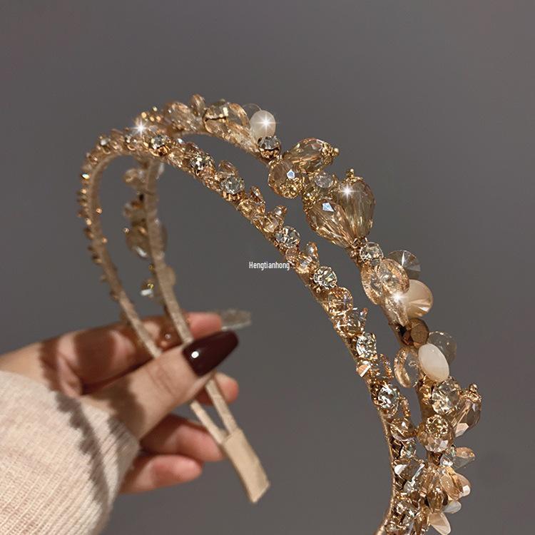 Super Sparkly Zircon Crystal Headband - Korean Fashion Luxury Hair Accessory