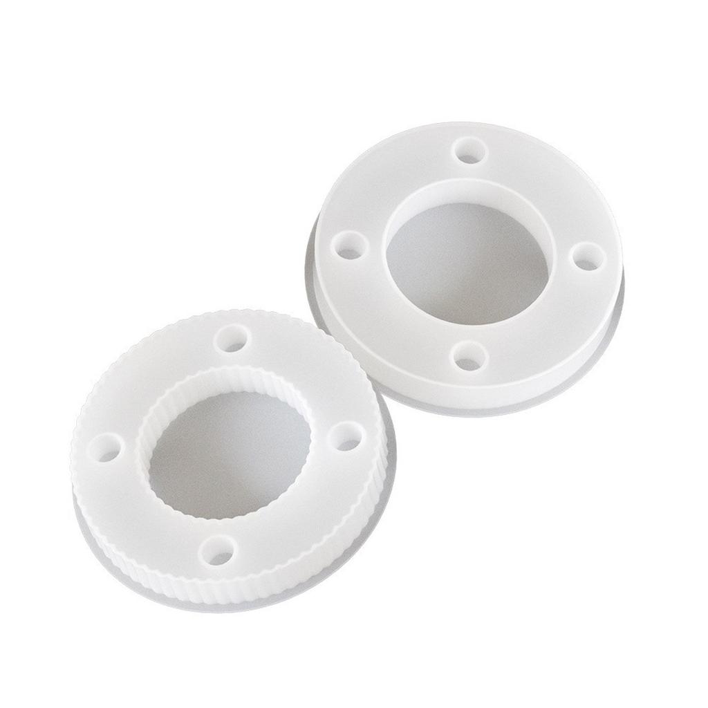 Silikonform für Kerzenständer mit vier Löchern, Gips, Harz, Formen zum Selbermachen, Kerzenhalter, Gipsform für Tischdekorationen