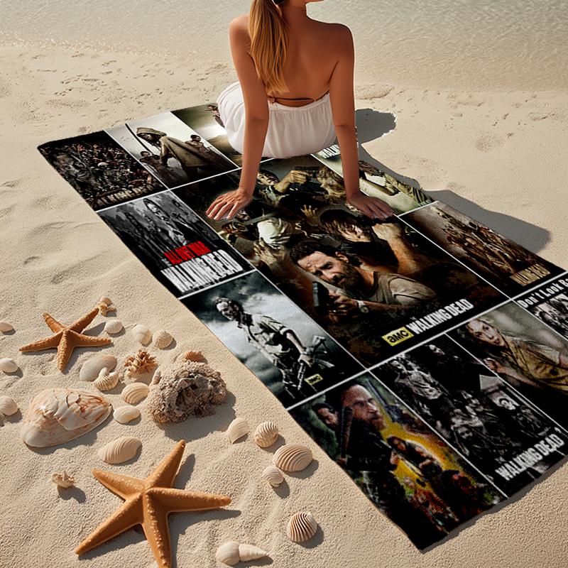 Warriors Of Dead Beach Towel, Super Soft Microfiber, Gift for Her/Him, Birthday, for Pool, Beach, Travel, Home Decor Fan gifts