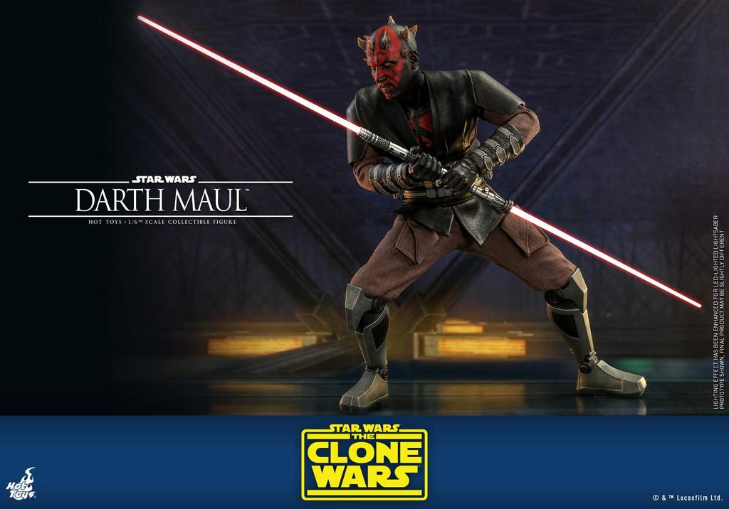 Hot Toys TV Masterpiece Star Wars: The Clone Wars Darth Maul 1/6 Scale Figure Red