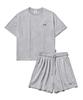 Eseulisseutyudio Basic Logo Oversized Short Sleeve And Shorts Set