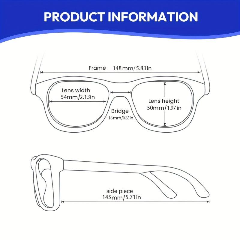 4PCS Korea Style Anti Blue Light Glasses for Men Women Vintage Classic Rectangle Frame Eyewear Optical Frame
