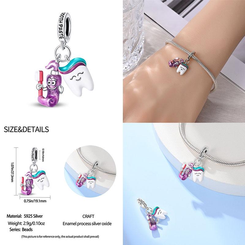 100% Copper Love Medicine Box Beads Medical Guardian Charms Fit Original Women'S Bracelet Diy Jewelry Making Gifts