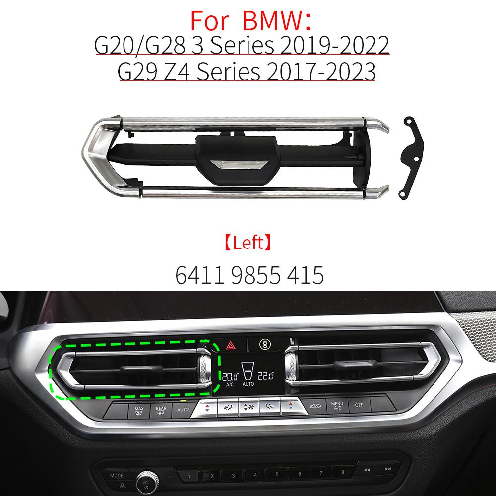 Para BMW G20 G29 G01 Grelha do Difusor de Ar Frontal do Carro Clipe Peças de Acabamento Kits de Reparo da Saída de Ar Condicionado Para BMW Série 3 320 323 X3 Z4 64119855415