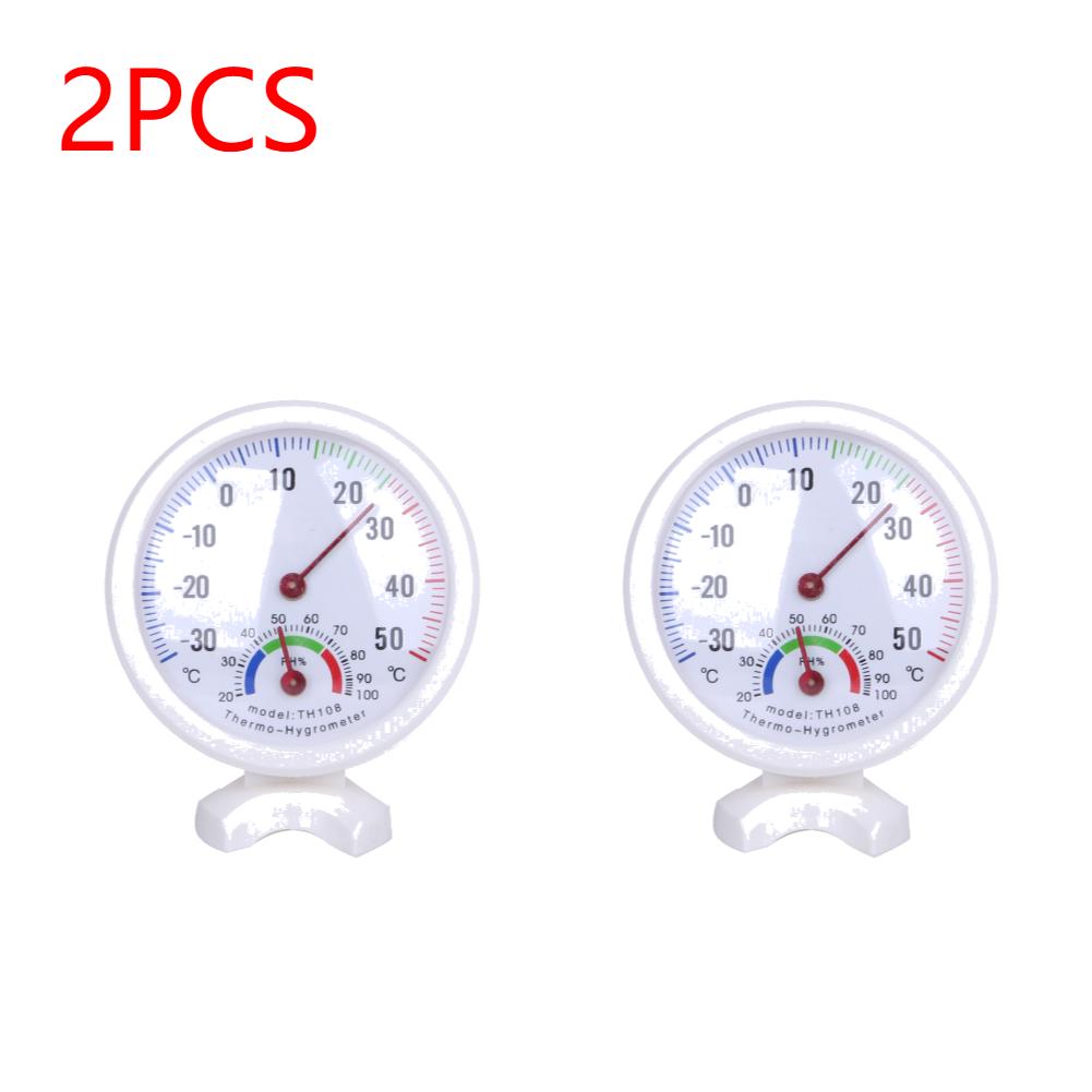 1-10X  Bell-Shaped Analog Hygrometer Temperature Gauge -30°C to +50°C for Outdoor Garden Greenhouse Decorative Humidity Monitor