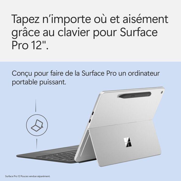 Clavier pour tablette Microsoft Surface Pro 12 pouces - Ardoise