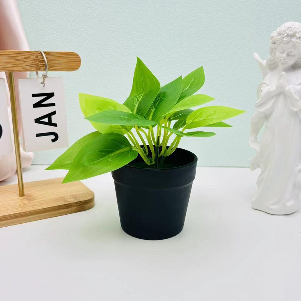 

Ipomoea Batatas Small Faux Greenery Potted Plant For Indoor And Spaces Outdoor Green Leaf