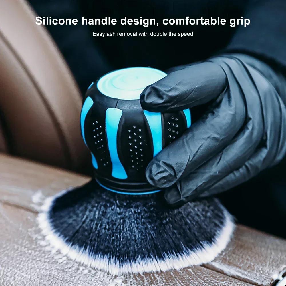 1Pcs Car Detailing Brushes Automobile Interior Soft Bristles Brush Air Vent Dust Cleaner Dust Removal Tool Car Interior Cleaning