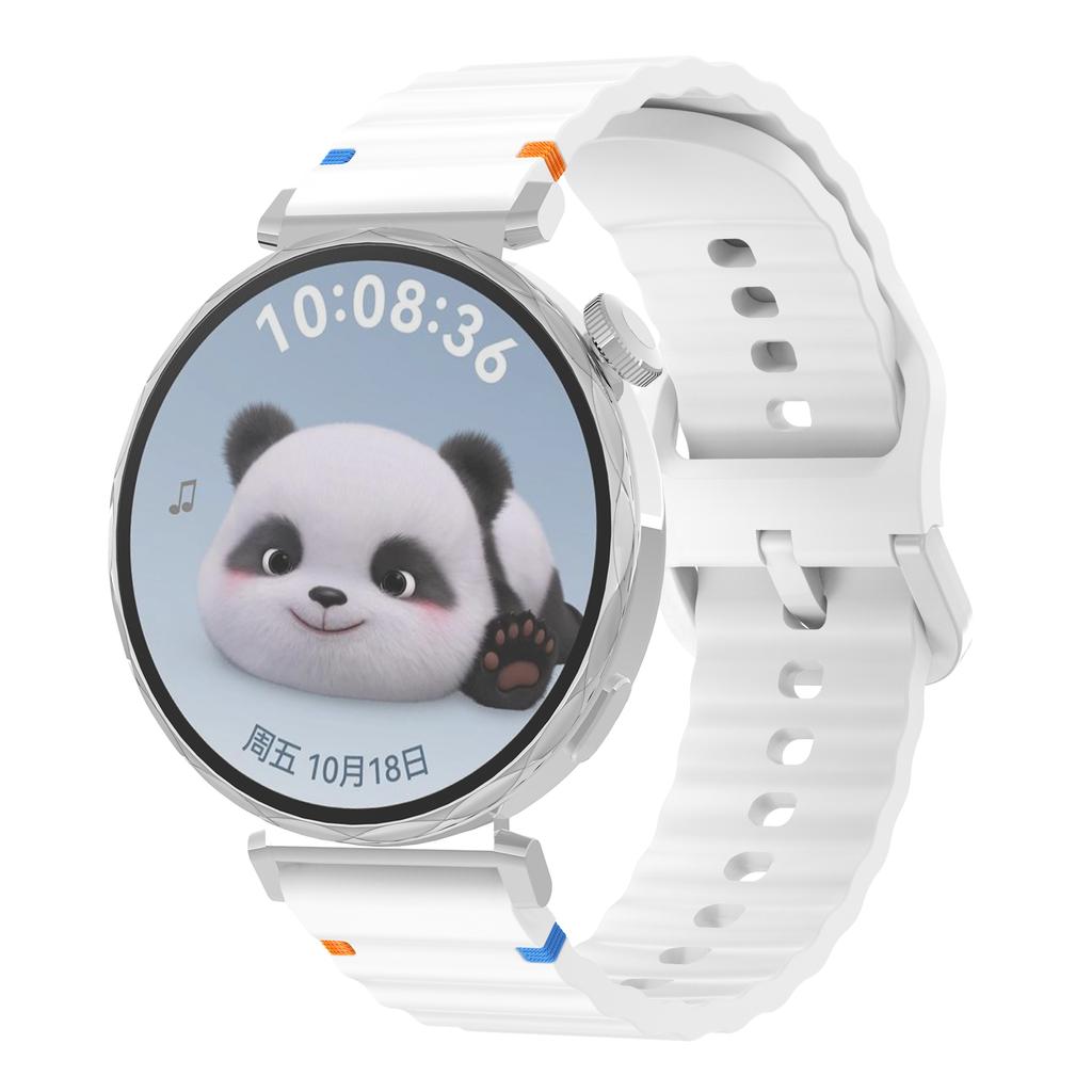18mm Watch Band for Huawei Watch GT5 41mm/GT5pro 42mm Soft Silicone Wristband Compatible with GT4 41mm Smartwatch Strap Correa