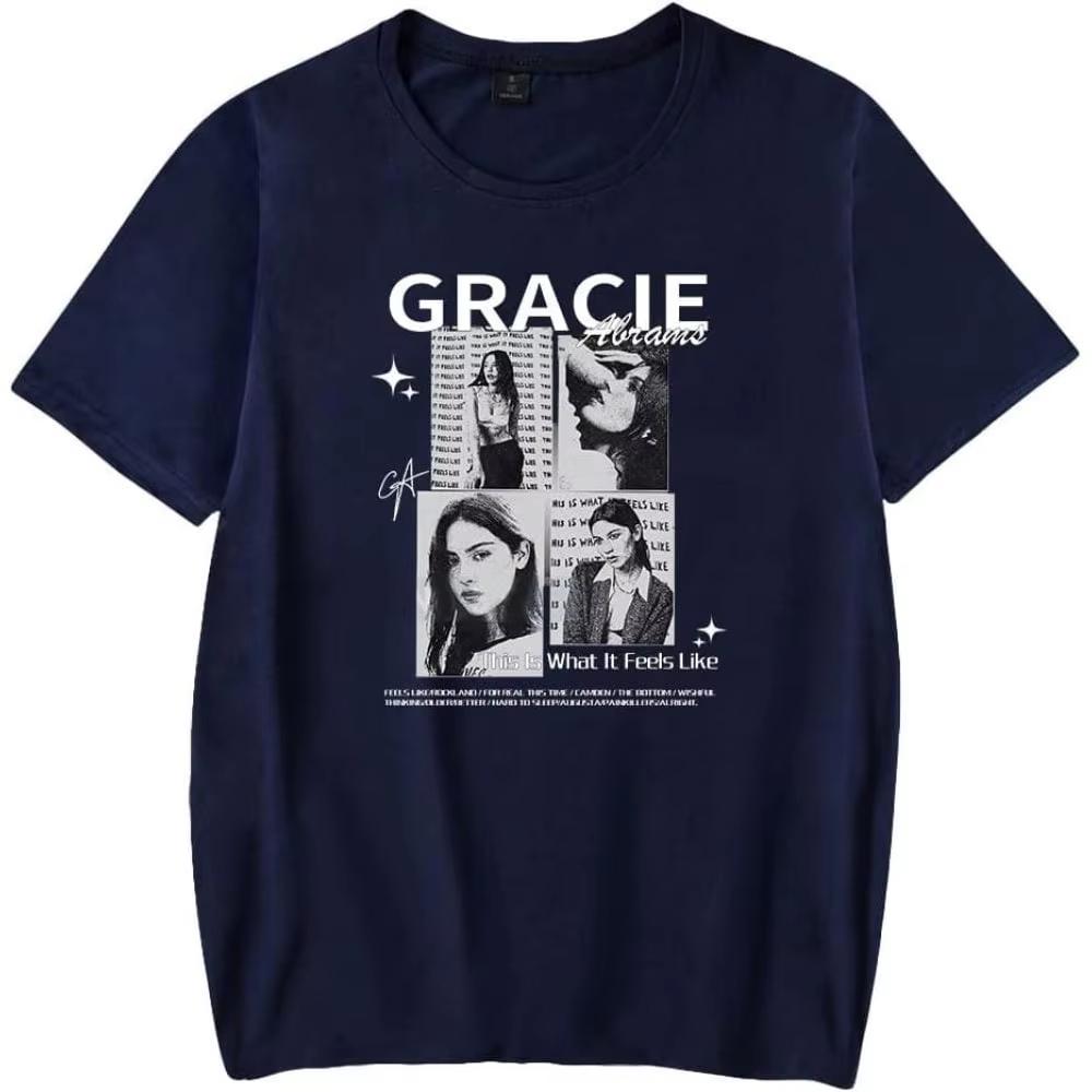 

Gracie Abrams Short Sleeve T-shirt Merch Unisex Fashion Top Men s Summer 100% Cotton Round Neck Printed T Short Sleeve Top XXXXL