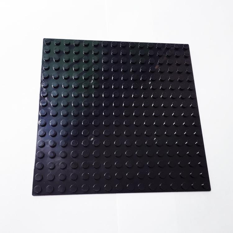 

12.8CM 16x16 Dot Single-Sided Building Block Baseplate - Compatible with DIY Toy Accessories 16*16 Dots = 12.8CM