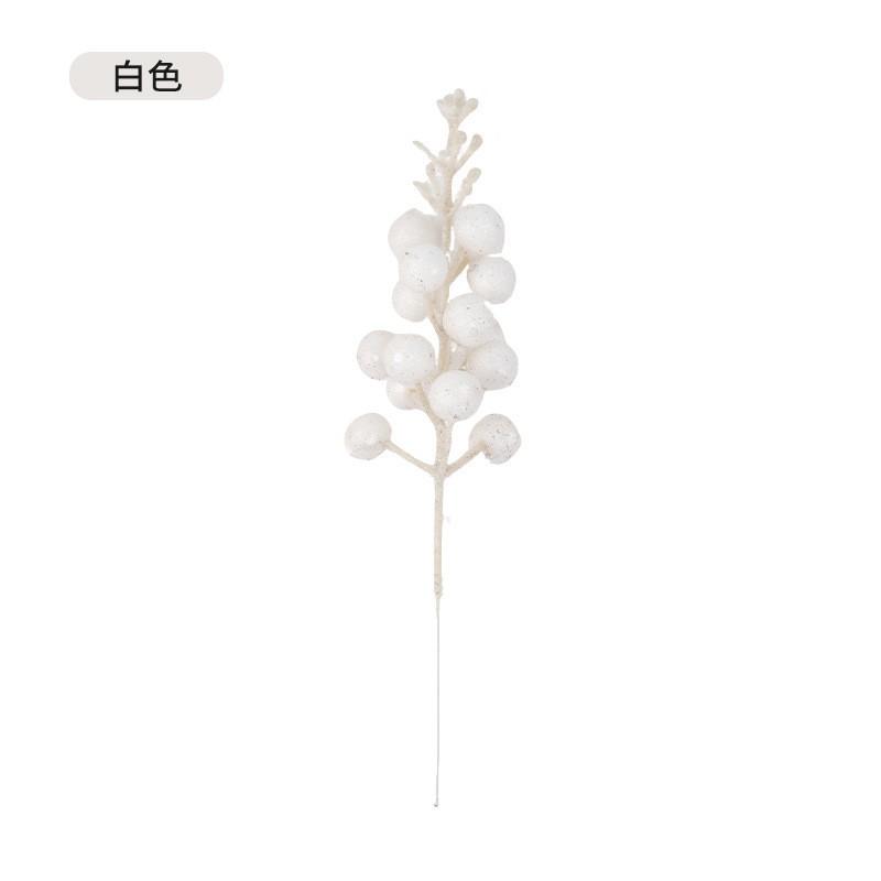 Plastic Christmas Flower Decorations Tree Ornamentation Festive Holiday Party Home Xmas Decoration Supplies