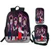 Pupil Duet Night Abyss Fun Game Rucksack Carry Carrier Pen Case 3pcs Style Custom Rucksacks DIY Pattern Backpack Mochilas