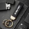 UNYDV1 Car Titanium Alloy Keychains Carbon Fiber Style Key Chain For Honda Civic Accord Fit Jazz Pilot CRV Odyssey Passport City HRV