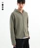 Brenson [City Sheer] Waffle Fingerhole Zip-Up Hoodie ( 4 Colors )